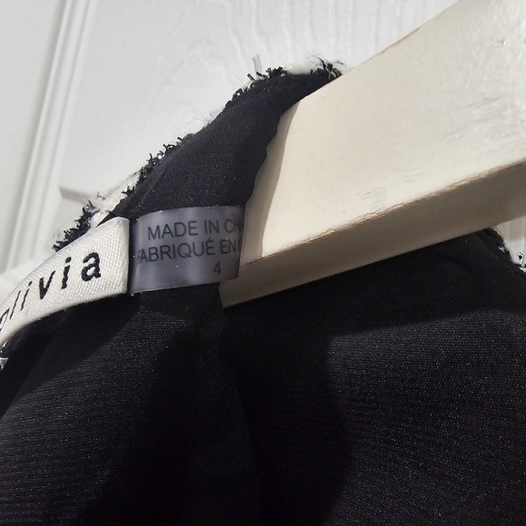 Alice + Olivia Clyde Houndstooth Tweed Sheath Dress - Picture 6 of 8